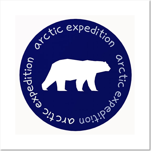 arctic expedition,polar bear Wall Art by zzzozzo